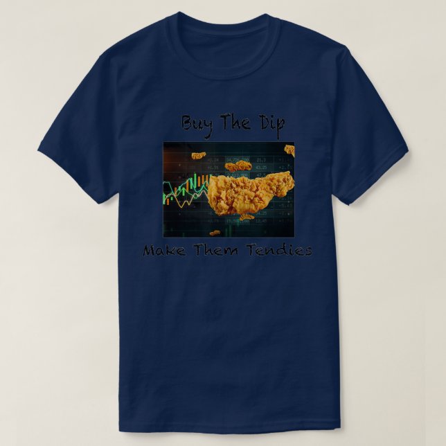 T-shirt HilariousAmcGmeBuyTheDipMakeThemTendiesStonkHodl (Design devant)