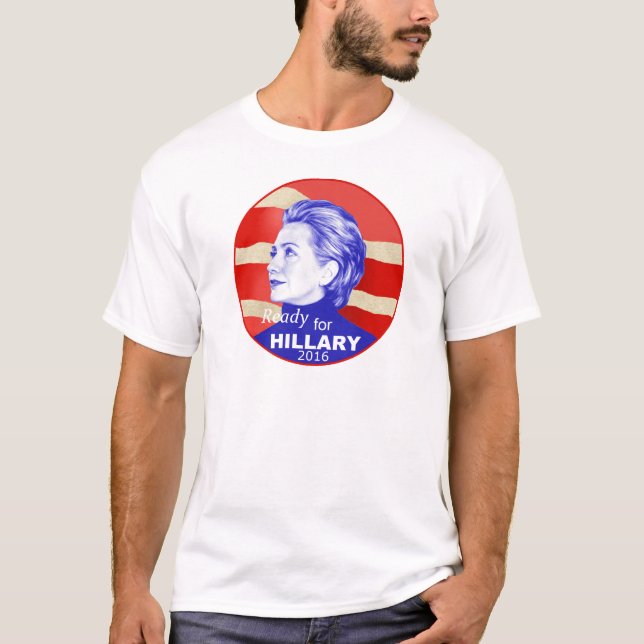 T-shirt Hillary Clinton 2016 (Devant)