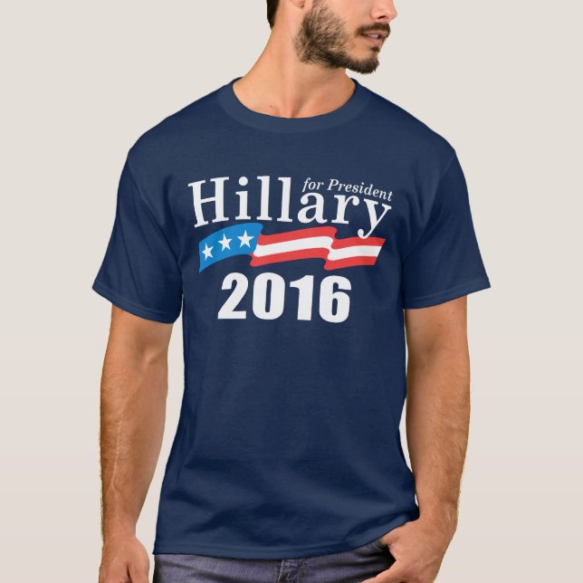 T-shirt Hillary Clinton 2016 (Devant)