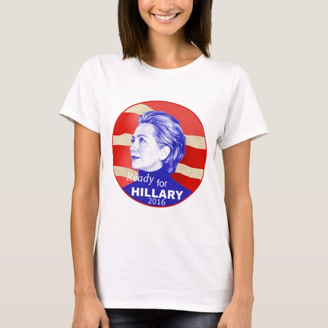T-shirt Hillary Clinton 2016 (Devant)