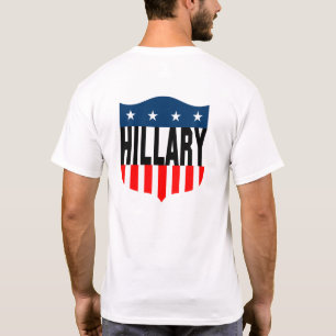 T-shirt hillary clinton étoiles et rayures