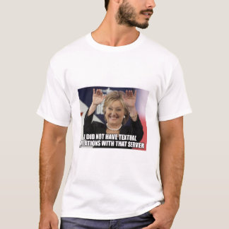 T-shirt Hillary Clinton - scandale d'email