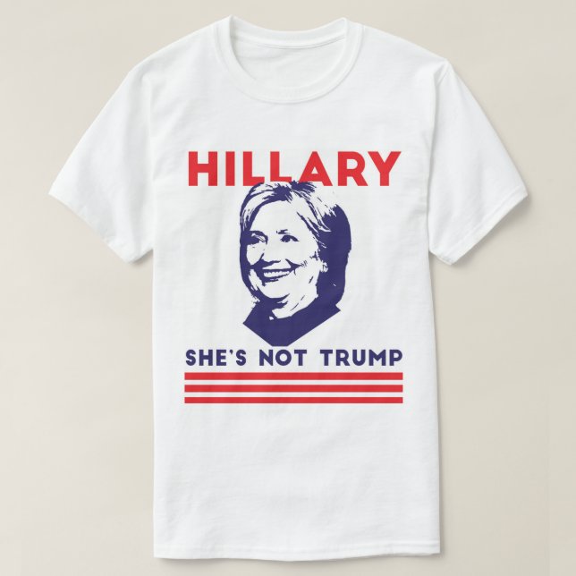 T-shirt Hillary : Elle n'est pas atout (Design devant)