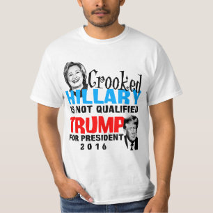 T-shirt Hillary tordue Donald Trump pour le Président