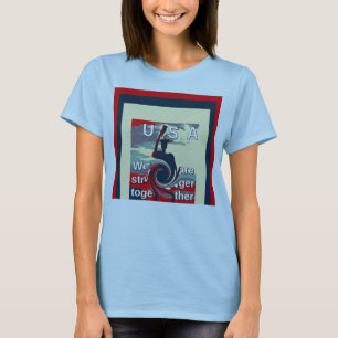 T-shirt Hillary we are stronger together Women's Football