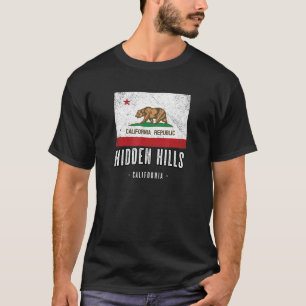 T-shirt Hills cachées Californie Cali City Souvenir Ca Dra