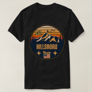 T-shirt Hillsboro, Iowa, États-Unis