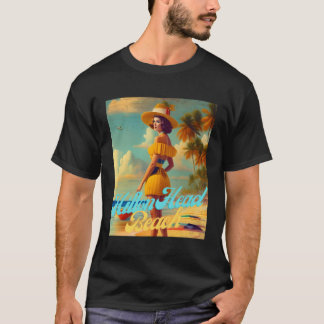 T-shirt Hilton Head Beach South Carolina Parasdise Beautif