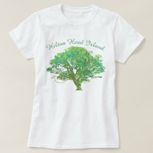 T-shirt Hilton Head Island SC Live Oak Tree