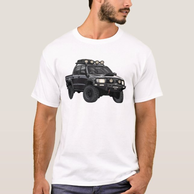 T-shirt Hilux Toyota hors route (Devant)