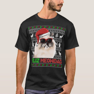 T-shirt Himalaya Chat Feliz Meowidad Funny Christmas Pullo