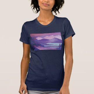T-shirt Himalaya tibétain avec monastère