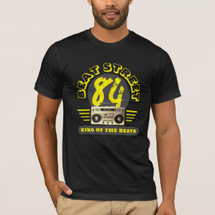 T-SHIRT HIP HOP 84 BEAT STREET BOOMBOX GRAPHIQUE