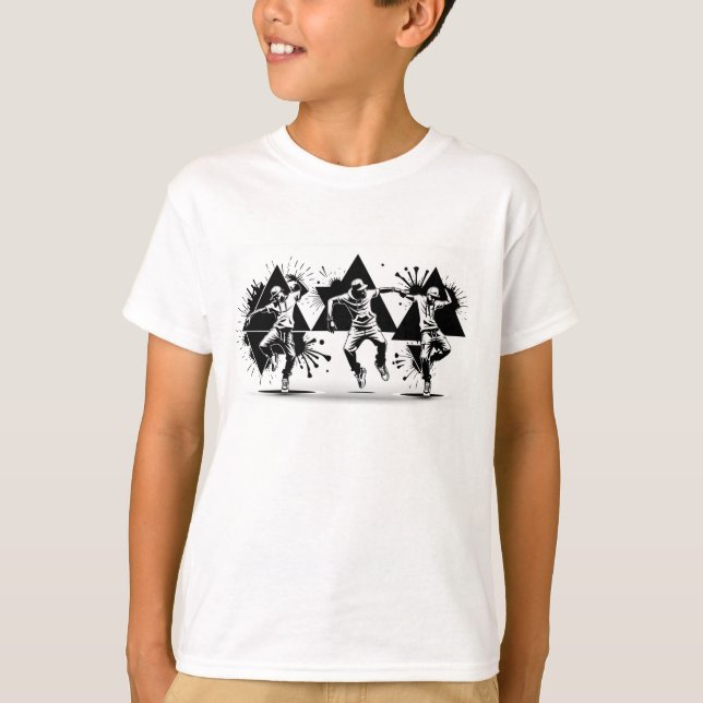 T-shirt Hip-Hop BW (Devant)
