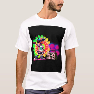 T-shirt Hip hop de chemise