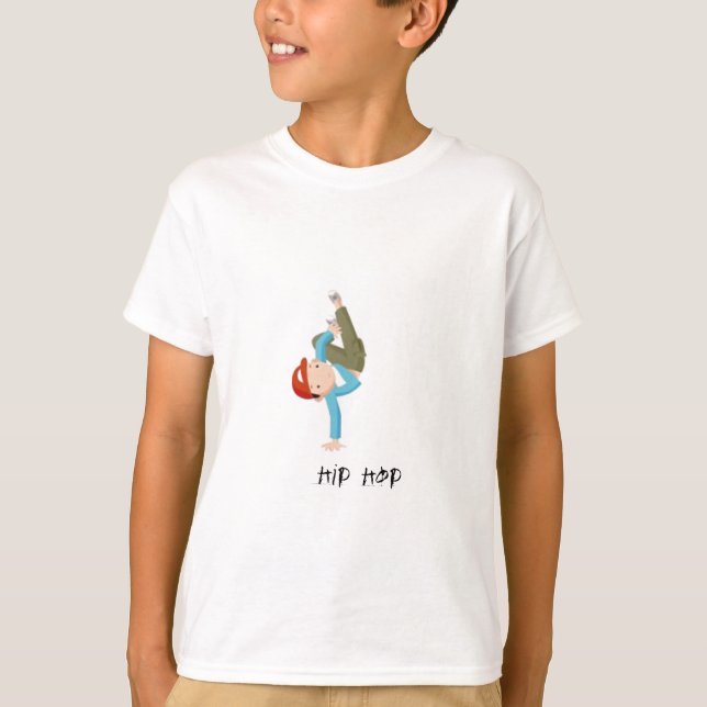 T-shirt Hip hop de garçons de danse (Devant)