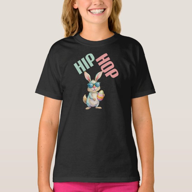 T-shirt Hip Hop Easter Bunny  (Devant)