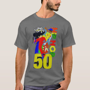 T-shirt Hip hop est 50 Breakdance