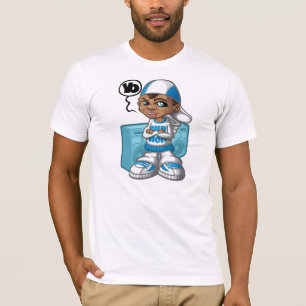 T-shirt Hip-hop kid and boom-box