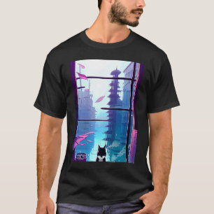 T-shirt Hip hop lo fi chillhop battements chill esthétique
