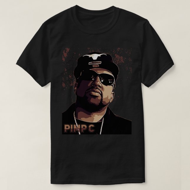 T-shirt Hip hop Pimp C (Design devant)