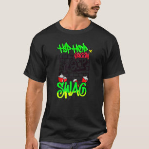T-shirt Hip hop Rap Street Vie Danse Melanin Black Men Wo