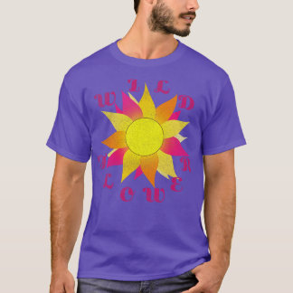 T-shirt Hippie à fleur sauvage Bohême Boho