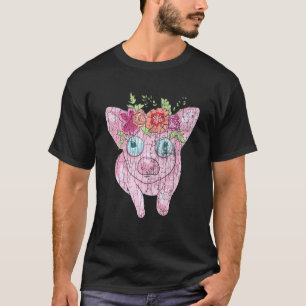 T-shirt Hippie Cochon Guinée - Graphique du propriétaire