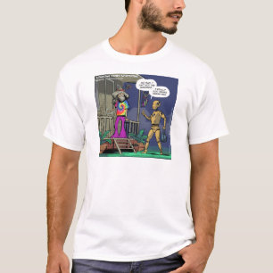 T-shirt Hippie Crash Test Drôle