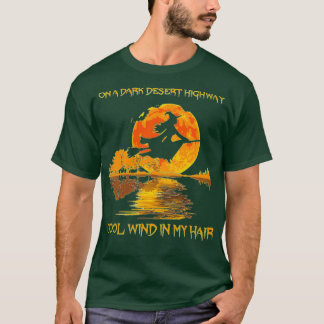 T-shirt Hippie Dark Desert Highway Witch