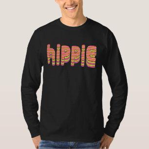 T-shirt Hippie empilé Trippy les années 70 Style Vintag ps