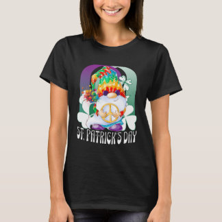 T-shirt Hippie Gnomes Peace Gnome Tie Dye St Patricks Day