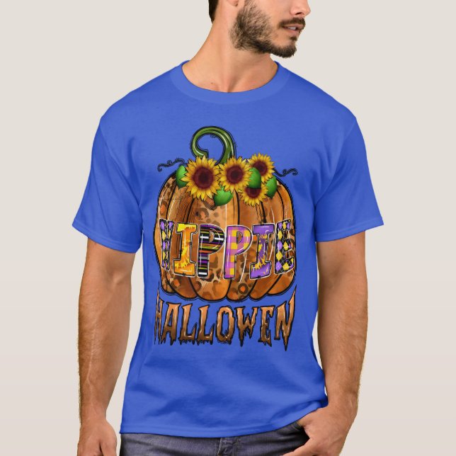 T-shirt Hippie Halloween rétro (Devant)