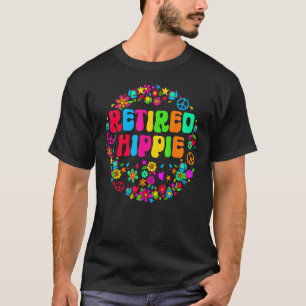 T-shirt Hippie Hippie retraitée Super