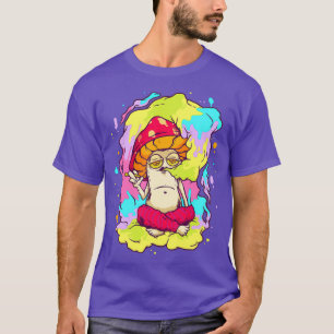 T-shirt Hippie Magie Champignons Fungus Psilocybin Cottage