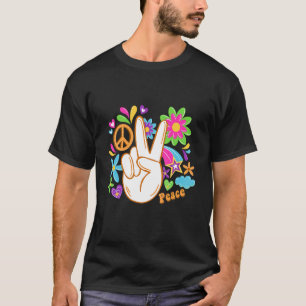 T-shirt Hippie movement Hippy Hipie Groovy Peace Bohemian