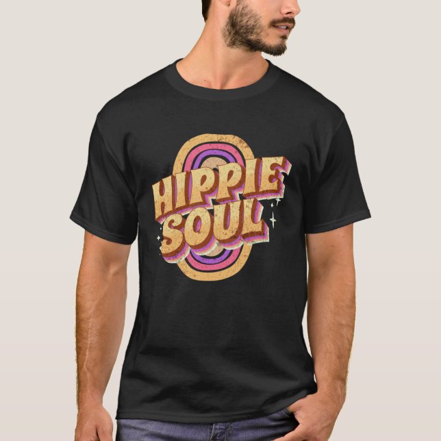 T-shirt Hippie Soul   Hippie (Devant)