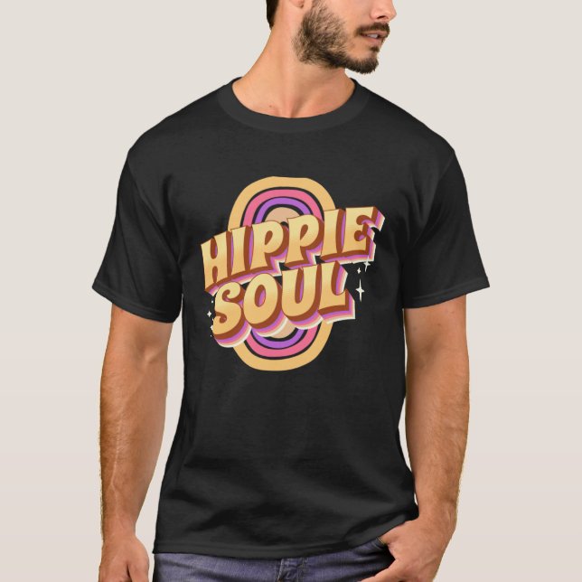 T-shirt Hippie Soul   Hippie  1 (Devant)