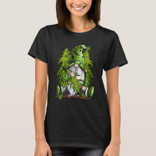 T-shirt Hippie Weed Gnome