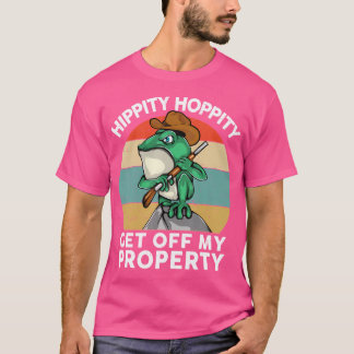 T-shirt Hippity Hoppity Descendez de ma propriété Herpetol