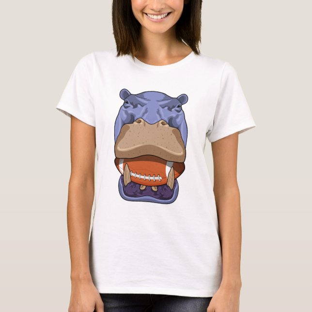 T-shirt Hippo à Football Sports (Devant)