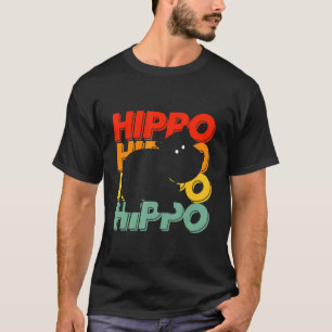 T-shirt Hippo Hippo Pour Enfants Hippo Pour Fille Hippo