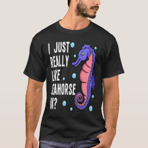 T-shirt Hippocampe Animal Marin Aquatique Poisson