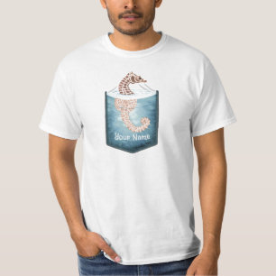 T-shirt Hippocampe de poche