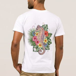 T-shirt Hippocampe Floral Tropical