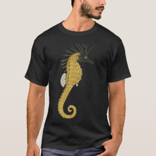 T-shirt Hippocampe jaune