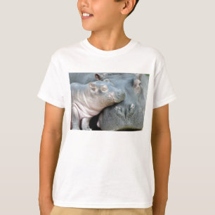 T-shirt hippopotame
