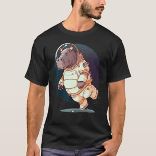T-shirt Hippopotame de l'espace extra-atmosphérique sur Ga