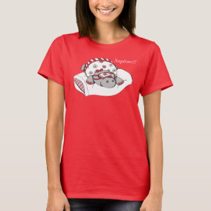 T-shirt Hippopotame de sommeil