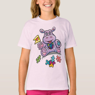 T-shirt Hippopotame & les pièces curieuses